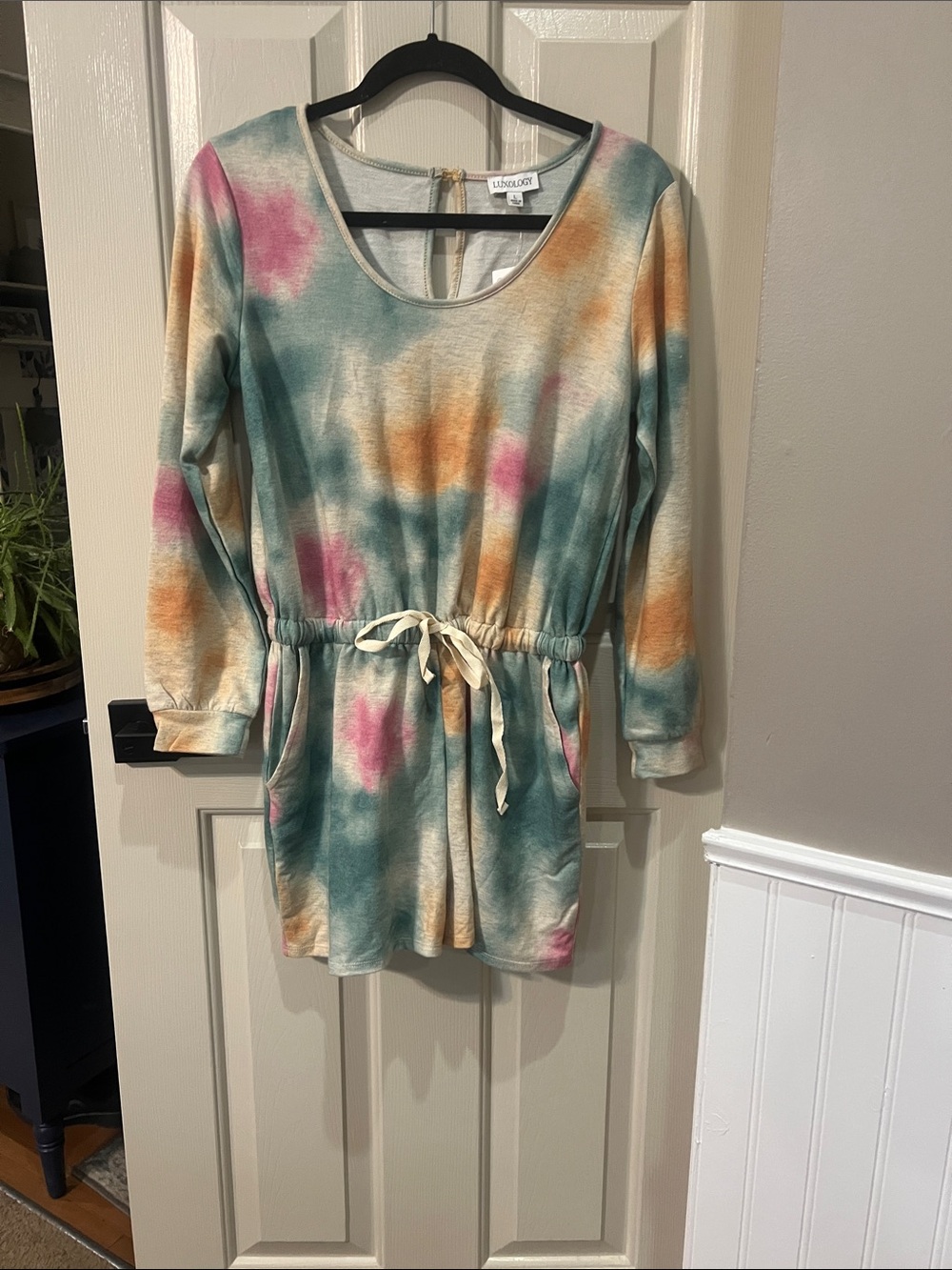 Lulu's Multicolor Tie-Dye Drawstring Waist Tunic